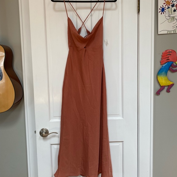White Fox Dress NWT- Walk The Line (Rust) : BRAND NEW - Picture 5 of 5